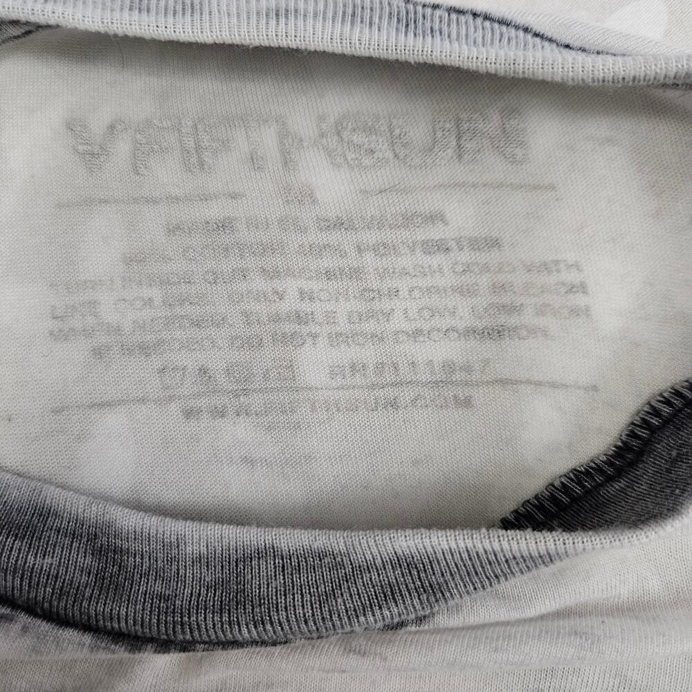 Fifth Sun NASA Graphic T Shirt Mens M Gray Distressed Acid Wash Grunge Nerdcore - Picture 2 of 5